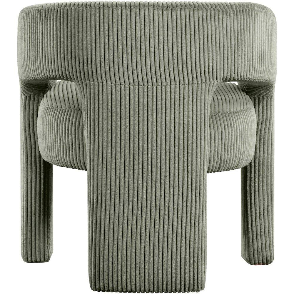 Alt View 4. Meridian Furniture - Riz Green Corduroy Fabric Accent/Dining Chair - Green.