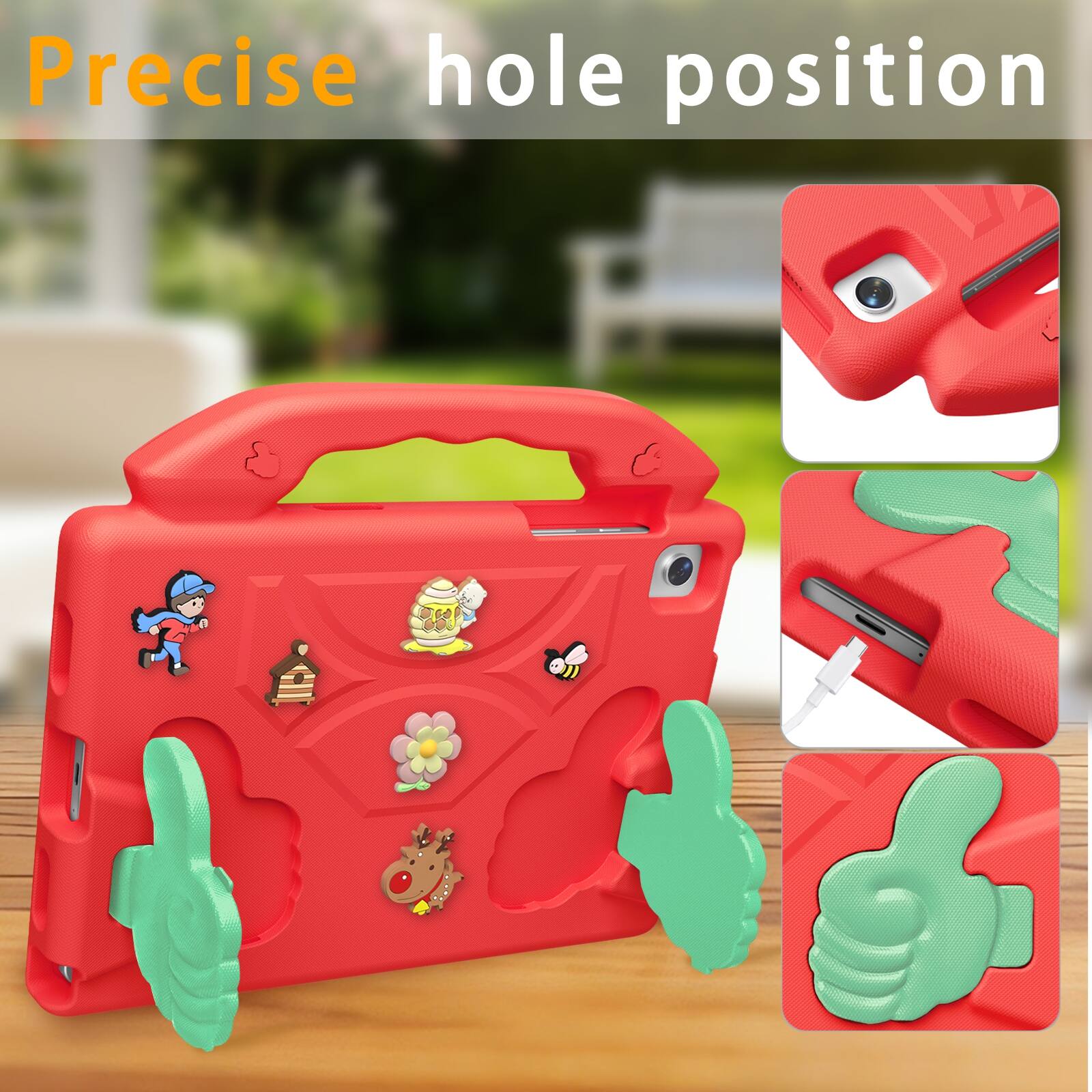 Precise hole position