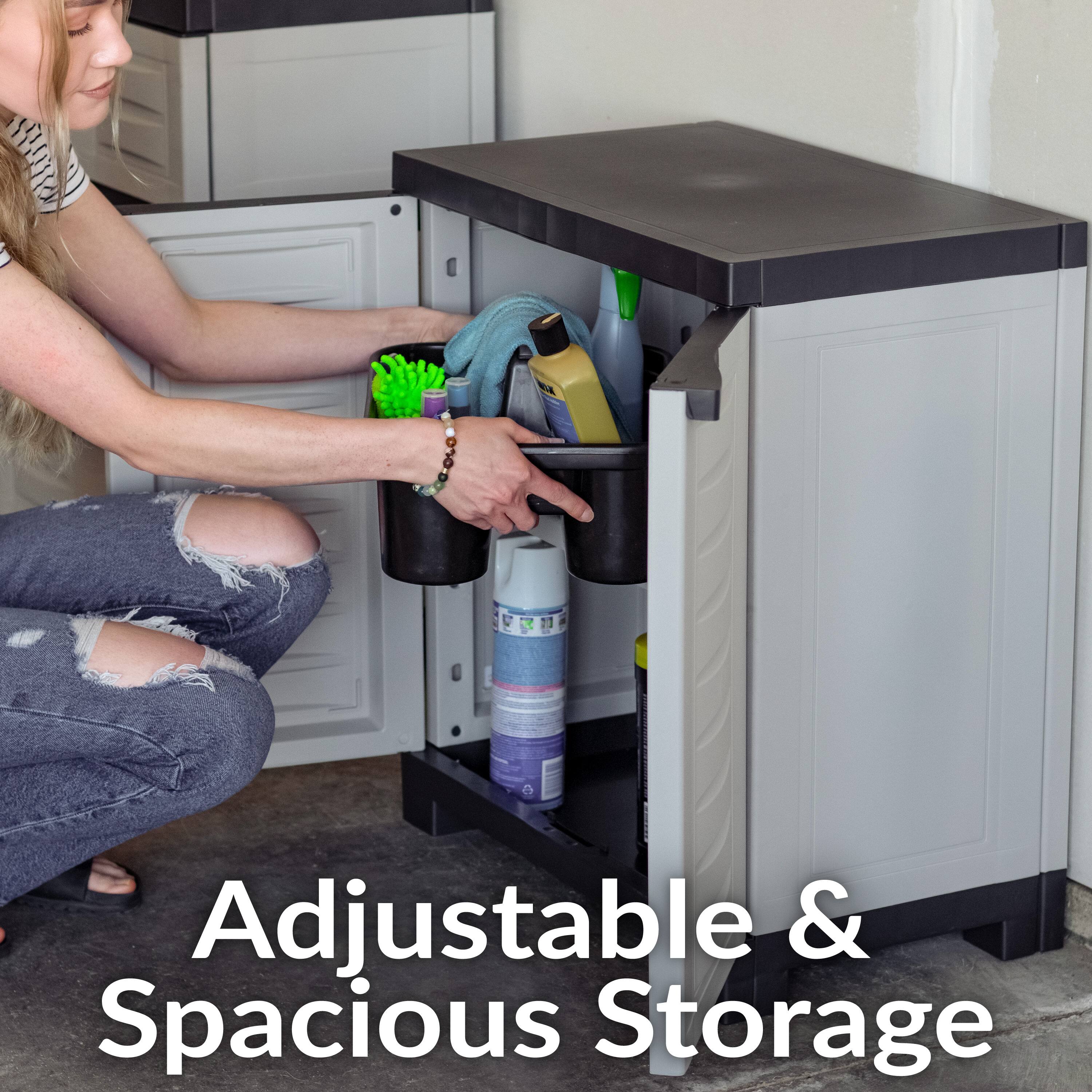 Adjustable & Spacious Storage