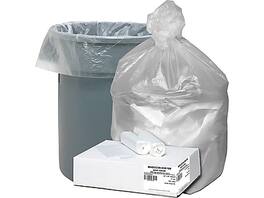 Berry Global - Ultra Plus 33 Gallon Industrial Trash Bag, 33" x 40", High Density, 11 mic, 100 Bags/Box - Natural