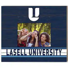 Jardine - Lasell Lasers 11" x 13" Team Spirit Scholastic Picture Frame - Navy