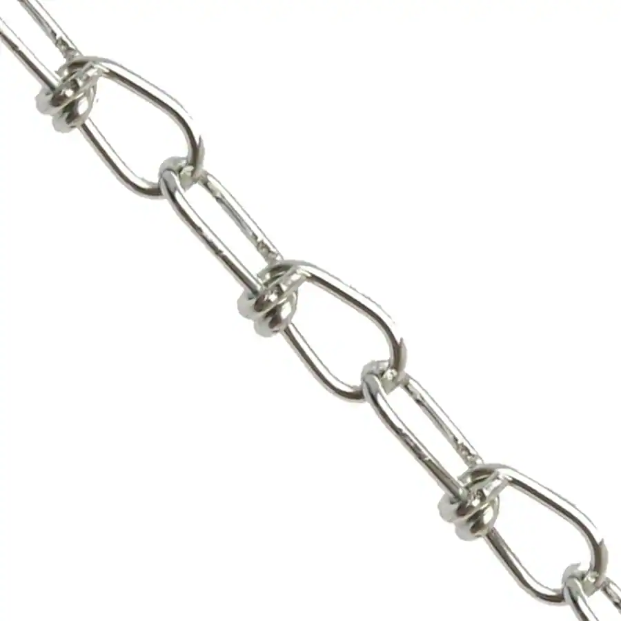 Dubble R Chain Campbell Chain & Fittings Steel Zinc Plated Inco Double Loop Chain ...
