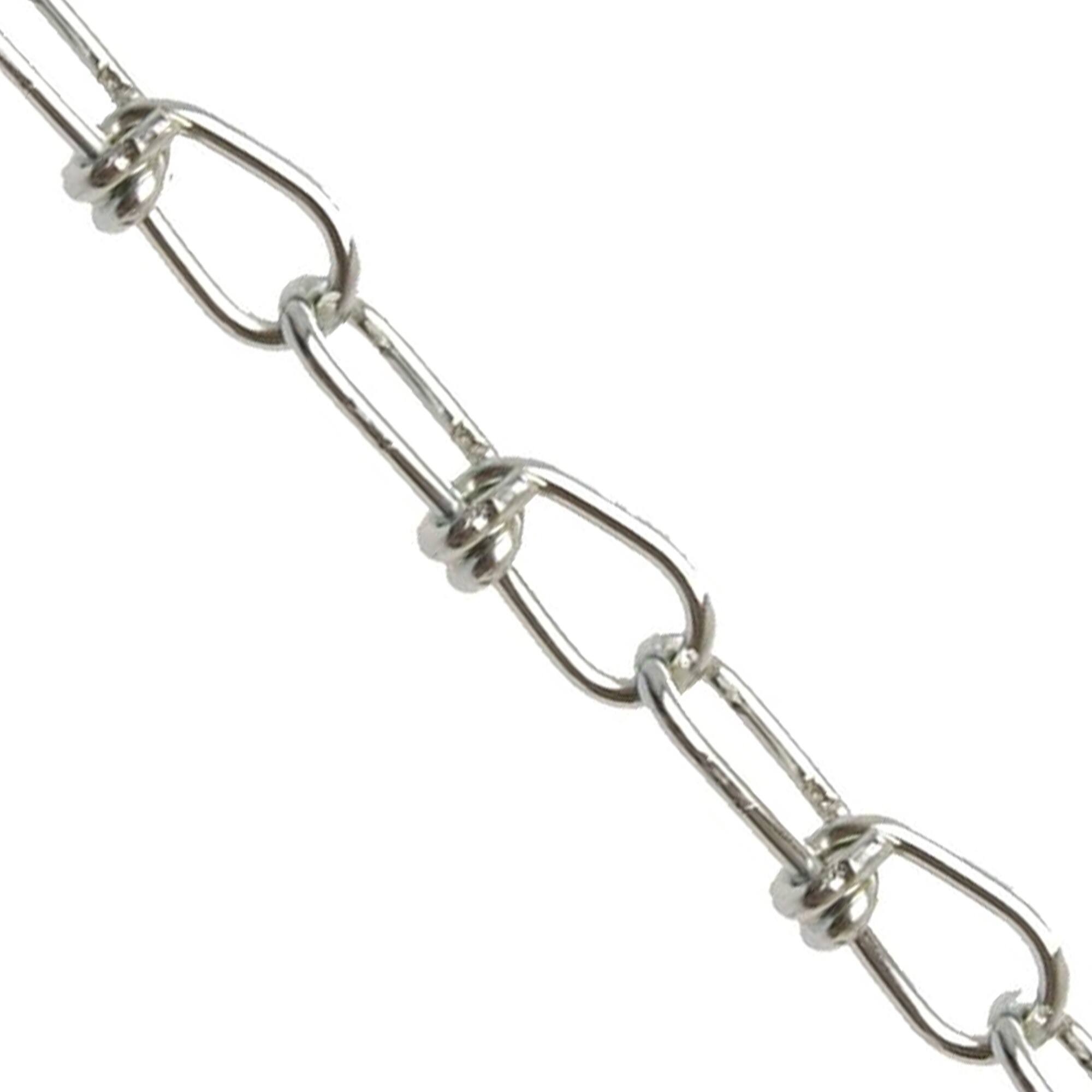 Alt View 4. Campbell Chain & Fittings - Campbell Chain & Fittings Steel Zinc Plated Inco Double Loop Chain Square Pail - Silver.