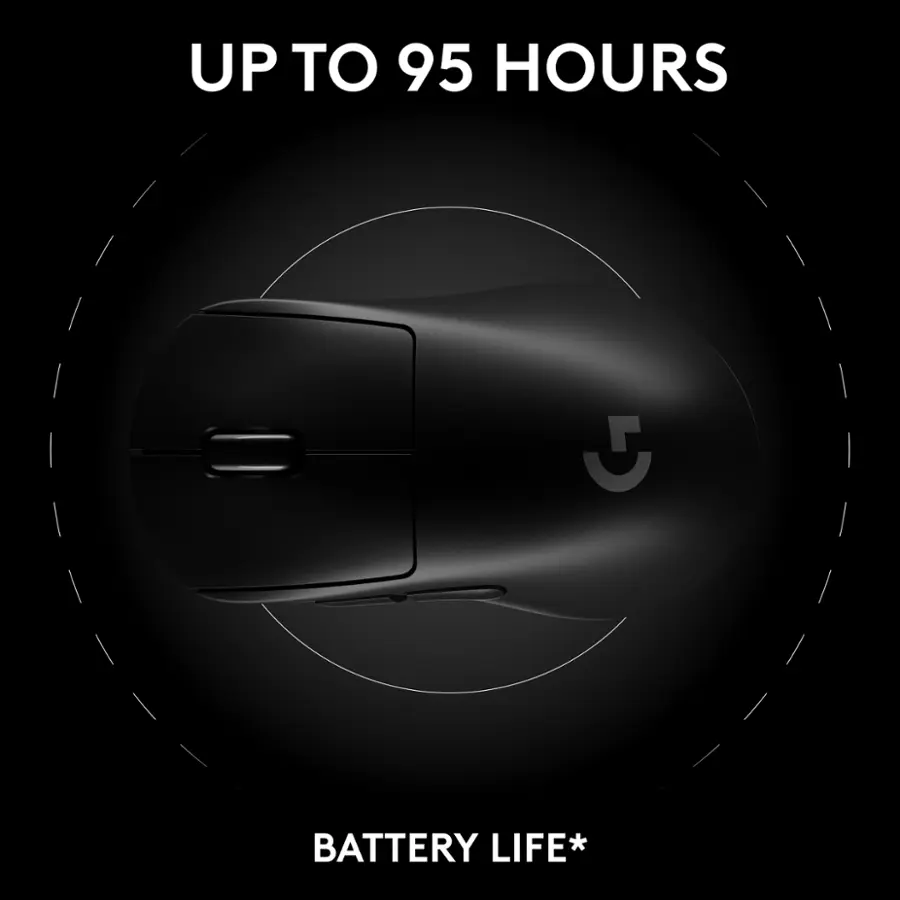 UP TO 95 HOURS BATTERY LIFE