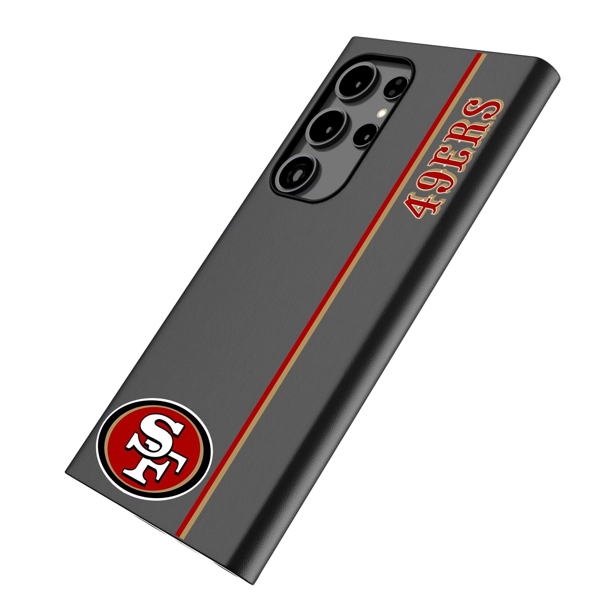 Alt View 1. Keyscaper - San Francisco 49ers Galaxy Magnetic Bump Case - S24 - Black.