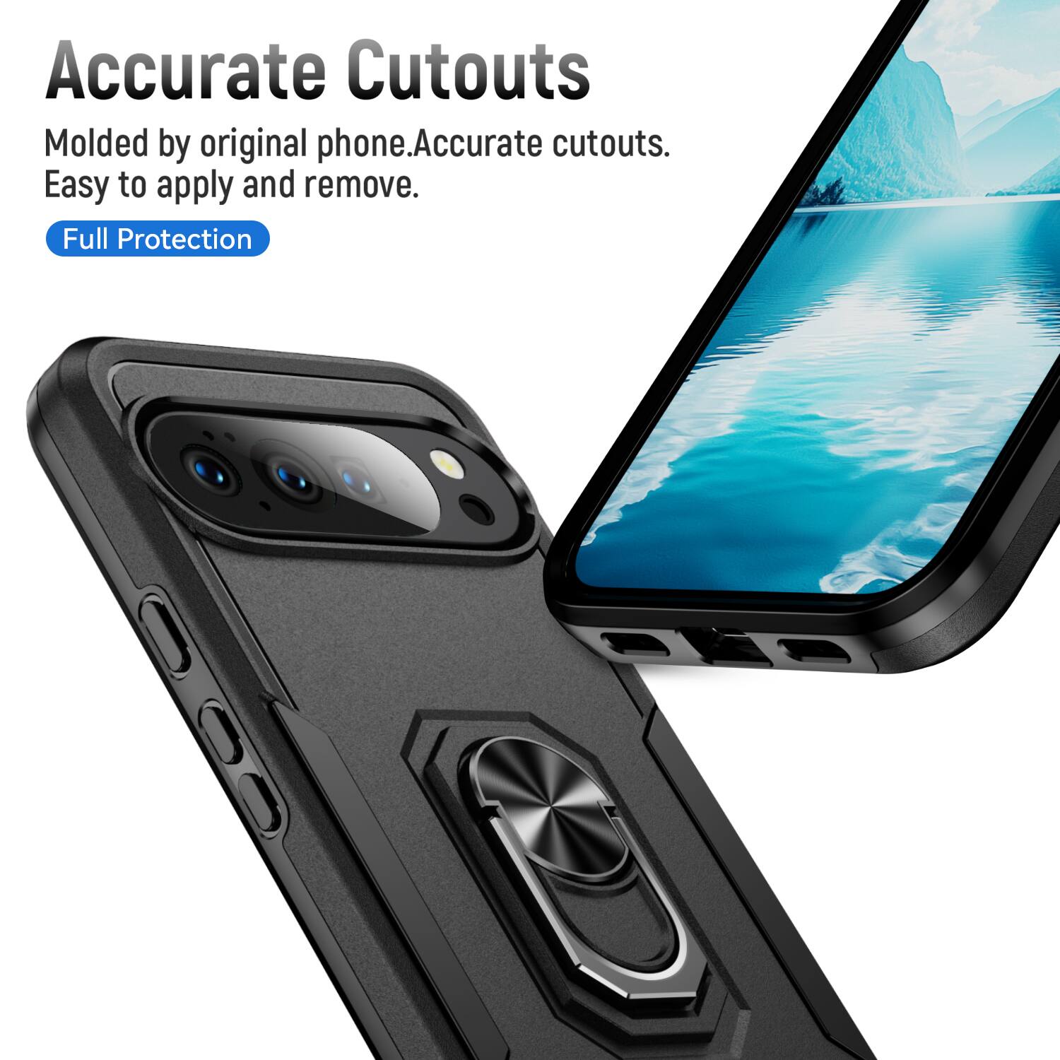 Accurate Cutouts  
Molded by original phone. Accurate cutouts.  
Easy to apply and remove.  
Full Protection
