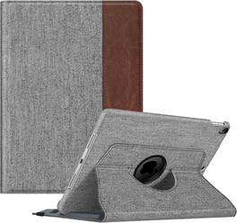 Fintie - Rotating Case for iPad Air 3rd Generation 2019 / iPad Pro 10.5" 2017 360° Swivel Stand Shockproof Protective Cover - Denim Grey