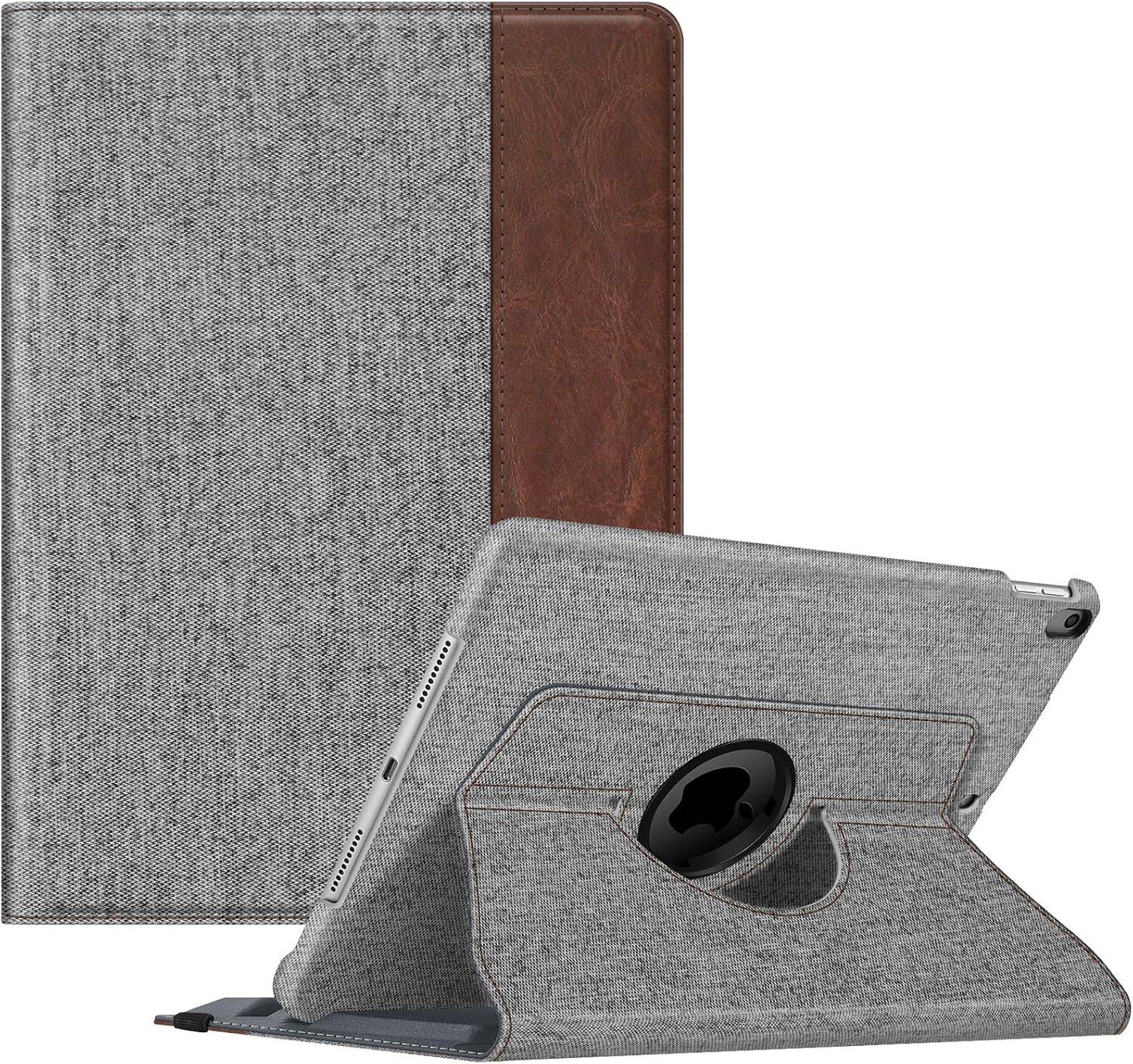 Front. Fintie - Rotating Case for iPad Air 3rd Generation 2019 / iPad Pro 10.5" 2017 360° Swivel Stand Shockproof Protective Cover - Denim Grey.