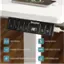 The text on the image can be grouped and corrected as follows:

1. Bestier 28.7: This is a product name or brand.
2. LED Display: This refers to the display screen of the product.
3. S Setting Button: This is a feature or function of the product.
4. 123 3 Height Memory Presets: This is a feature or function of the product.
5. USB-A Port: 5V/1.5A: This is a feature or function of the product.
6. Adjustable Height: 28.7" to 46.9": This is a feature or function of the product.
7. Child Safety Lock: This is a feature or function of the product.