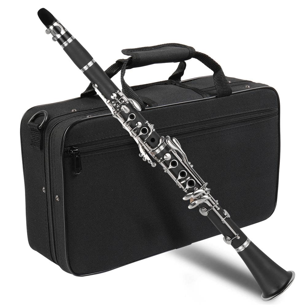 Winado - Professional School 17 Keys Clarinet Black Nickel Plated Bb Soprano With Case price history on PriceWatchPro
