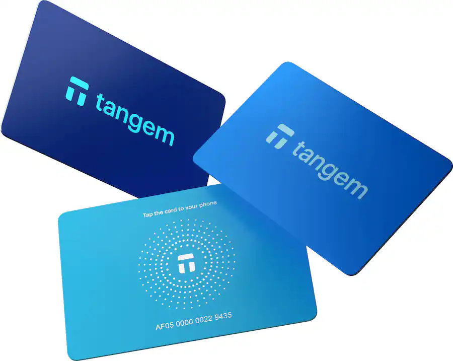 Tg Wallet Tangem Wallet HyperBlue 3 pack Blue TG-SUMMER3_SLEEVE - Best Buy