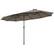 Front. Costway - 15FT Patio Double-Sided Umbrella Crank Outdoor Garden Market Sun Shade - Coffee.