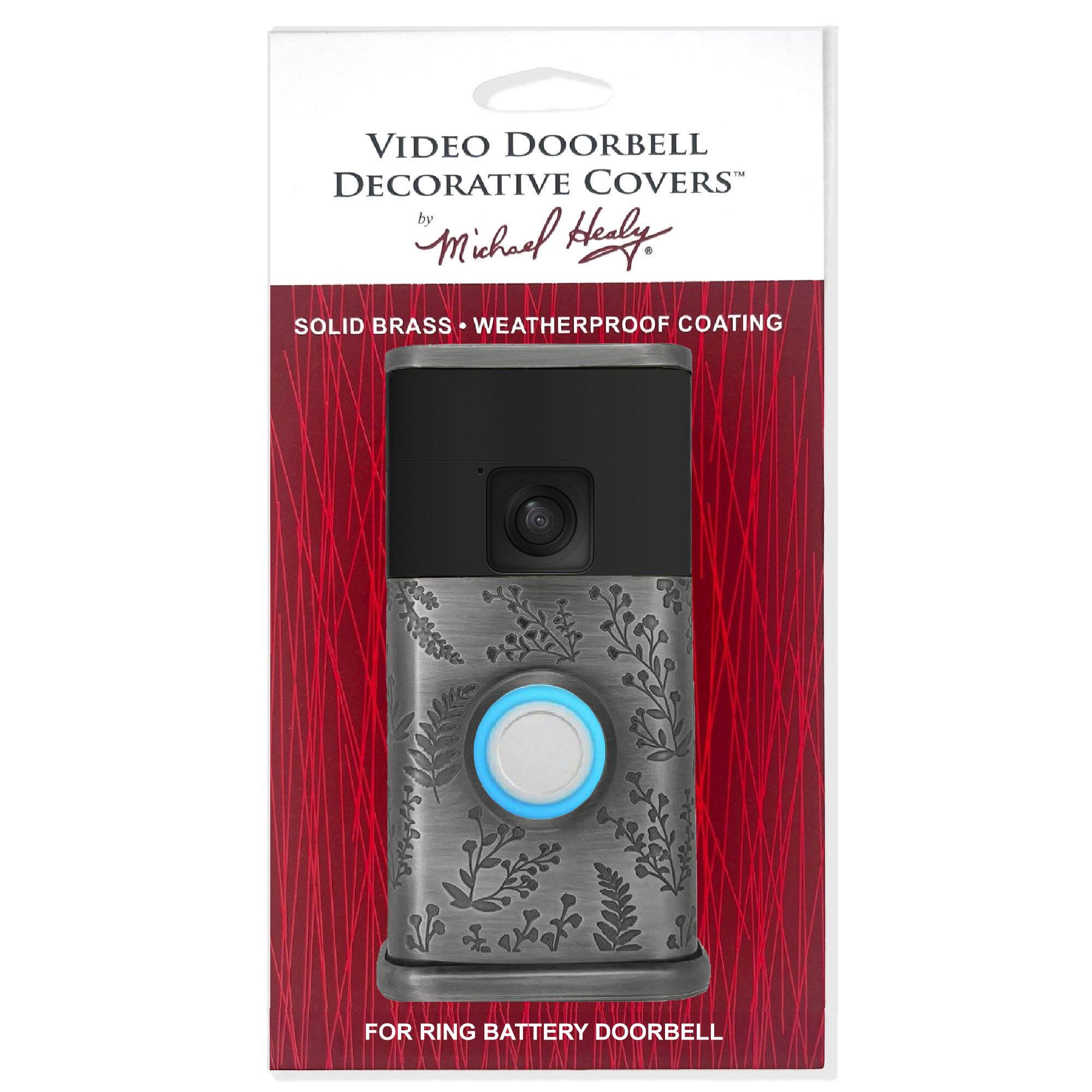VIDEO DOORBELL DECORATIVE COVERS by Michael Herro

SOLID BRASS WEATHERPROOF COATING

FOR RING BATTERY DOORBELL