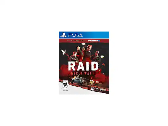 PS4 FROM THE CREATORS OF PAYDAY 2 RAID WORLD WAR II
MATURE 17+
Online Interactions Not Rated
GAMES - T (Teen 13+)