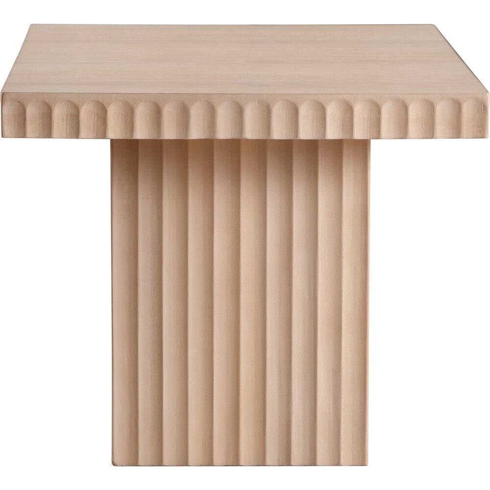 Alt View 3. Meridian Furniture - Spencer Natural Oak Veneer Coffee Table - Brown.