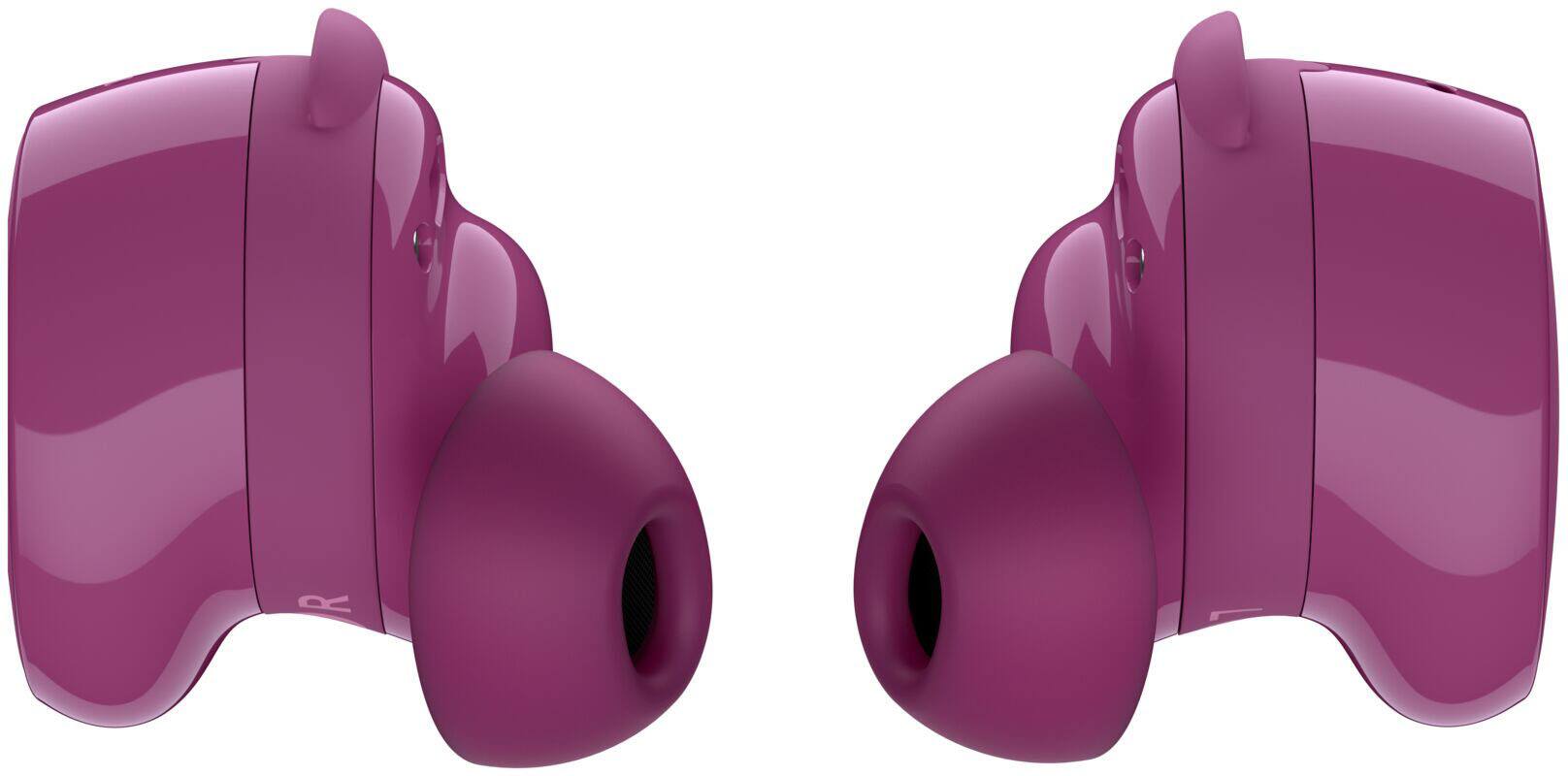Alt View 4. Bose - QuietComfort True Wireless Noise Cancelling In-Ear Earbuds - Rosewood Mauve.
