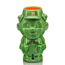 ThinkGeek - Geeki Tikis MLB Mascot 26-Ounce Ceramic Mug | Houston Astros, Orbit - Green
