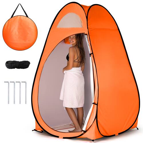 Alt View 10. Winado - 6 FT Camping Pop Up Tent Instant Portable Shower Dressing Fitting Tent Privacy Toilet, Changing Room for Outdoor Camping - Orange.