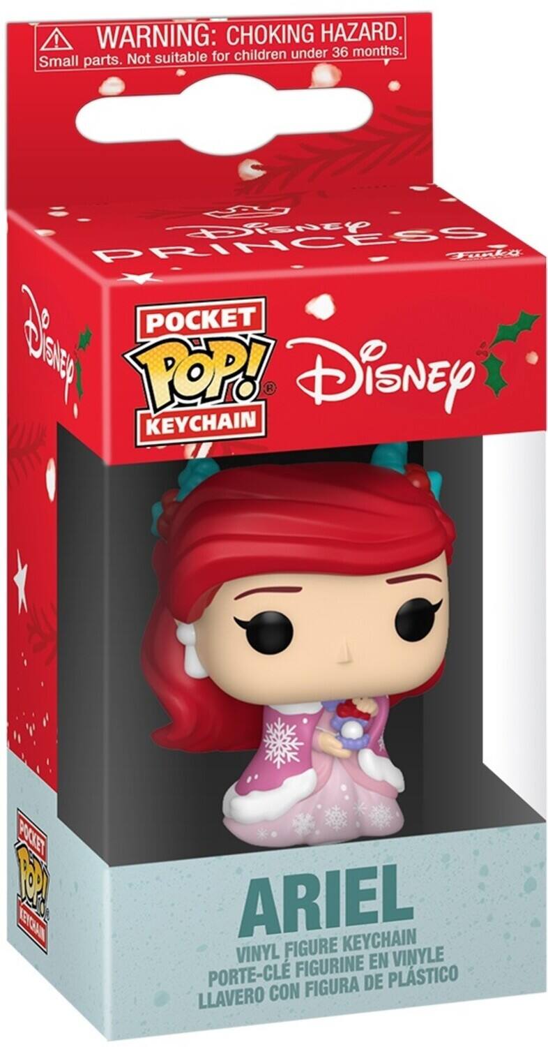 **WARNING: CHOKING HAZARD.**  
Small parts. Not suitable for children under 36 months.

**POCKET POP! KEYCHAIN**  
**Disney PRINCESS**  
**ARIEL**

VINYL FIGURE KEYCHAIN  
PORTE-CLE FIGURINE EN VINYLE  
LLAVERO CON FIGURA DE PLÁSTICO