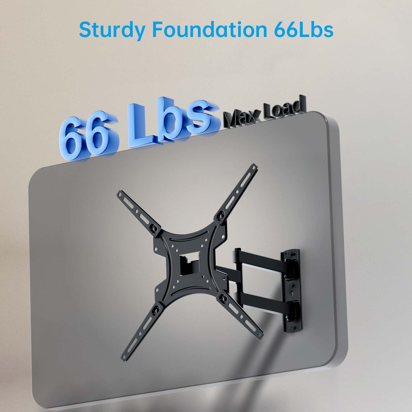 Sturdy Foundation 66Lbs  
66 Lbs Max Load