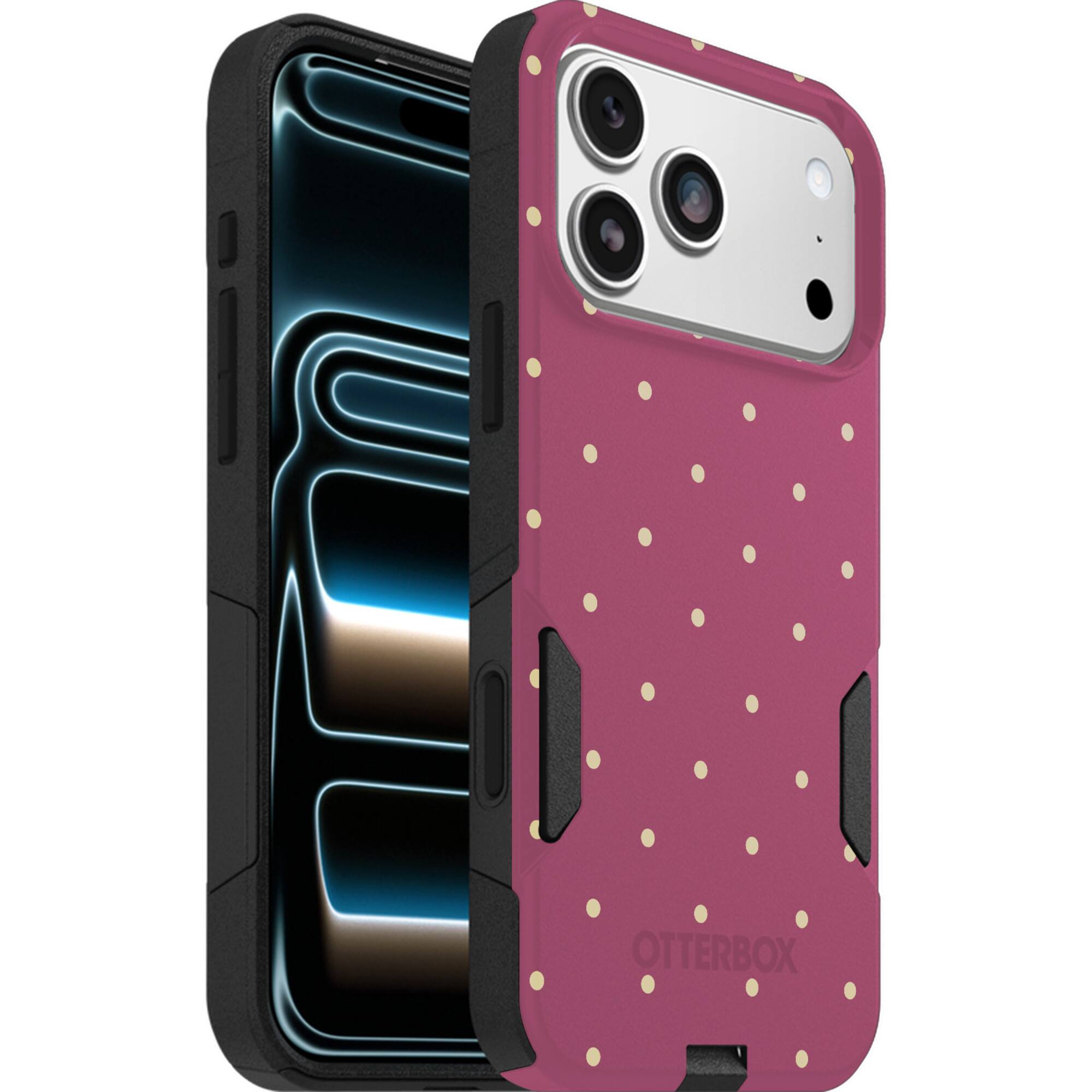 OtterBox - Artist Edition MagSafe Commuter Series Case for iPhone 17 Pro Max - Muave Polka Dots price history on PriceWatchPro