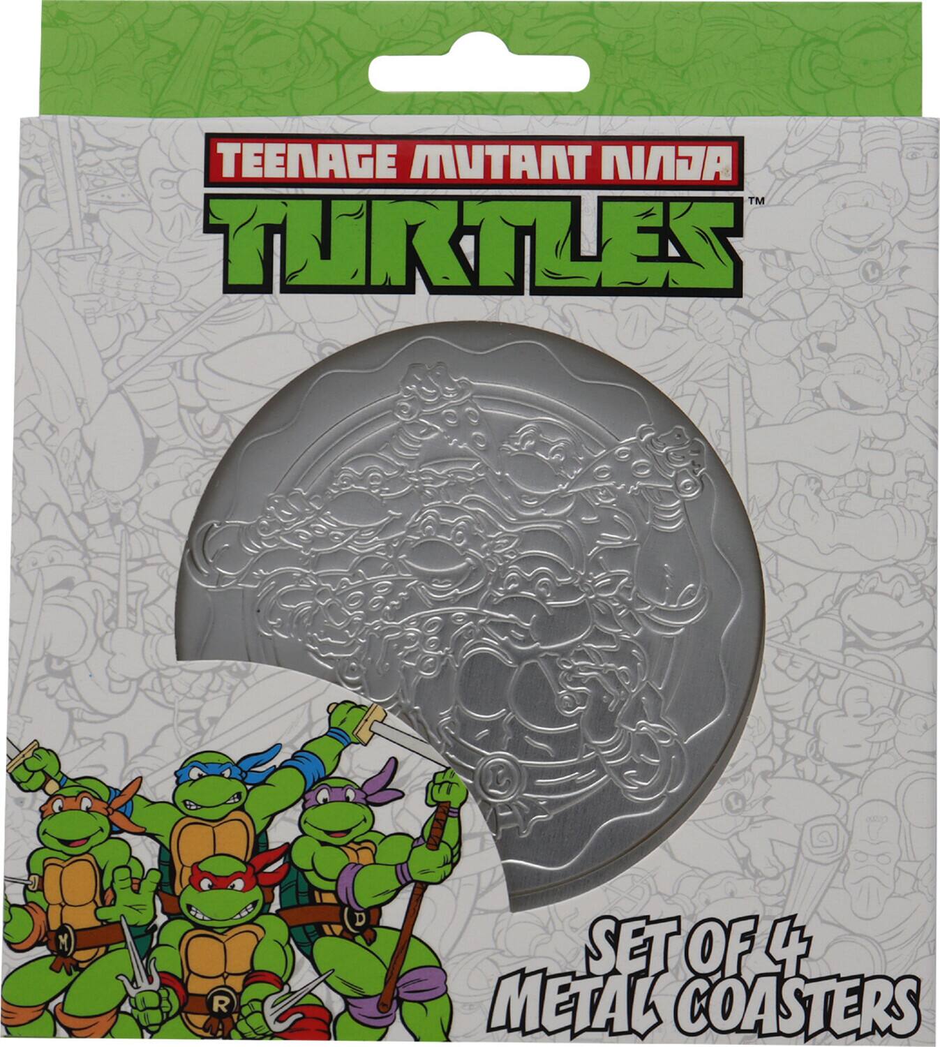 Teenage Mutant Ninja Turtles: Set of 4 Metal Coasters
