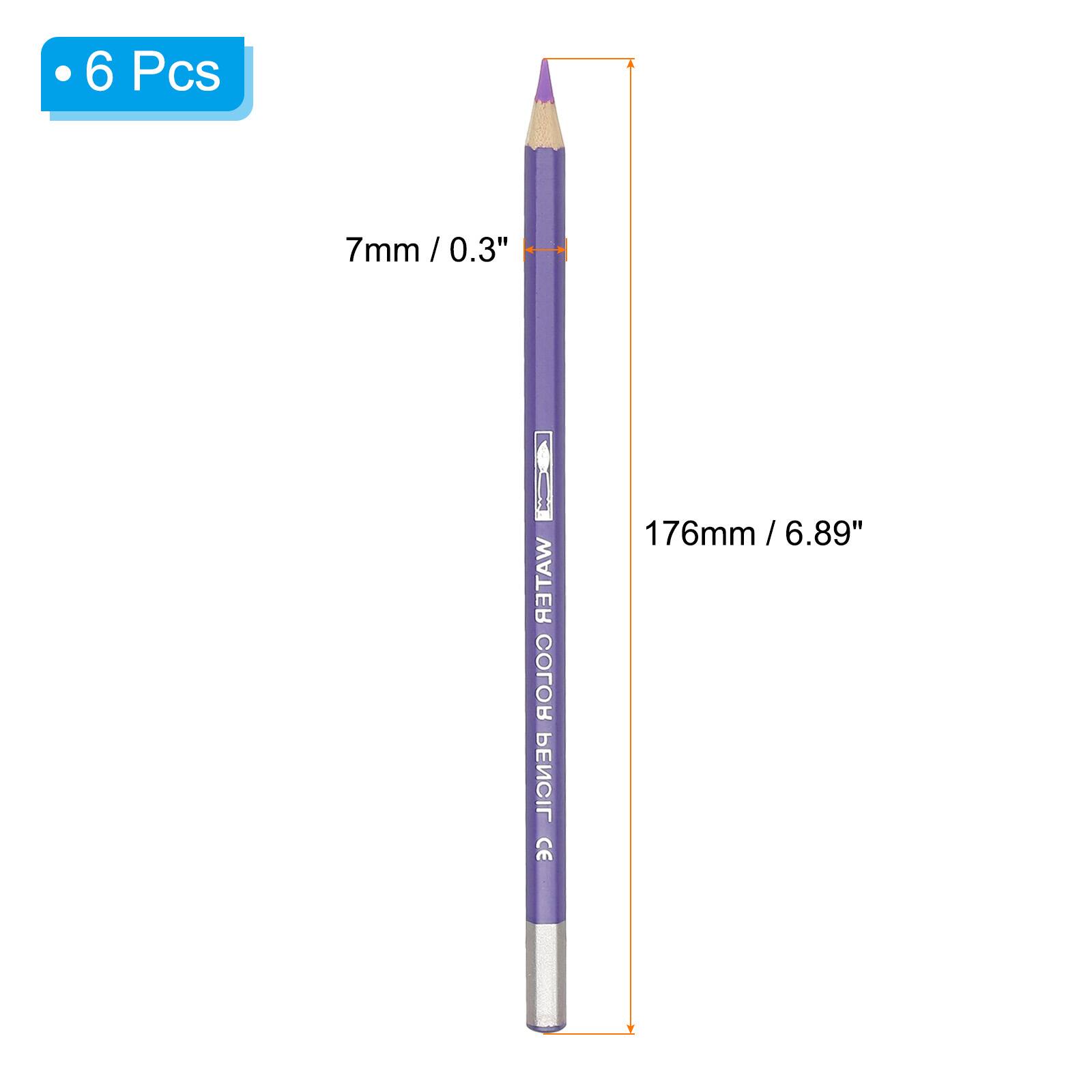 Unique Bargains Watercolor Pencil, 6Pcs Water Soluble Pencils for ...