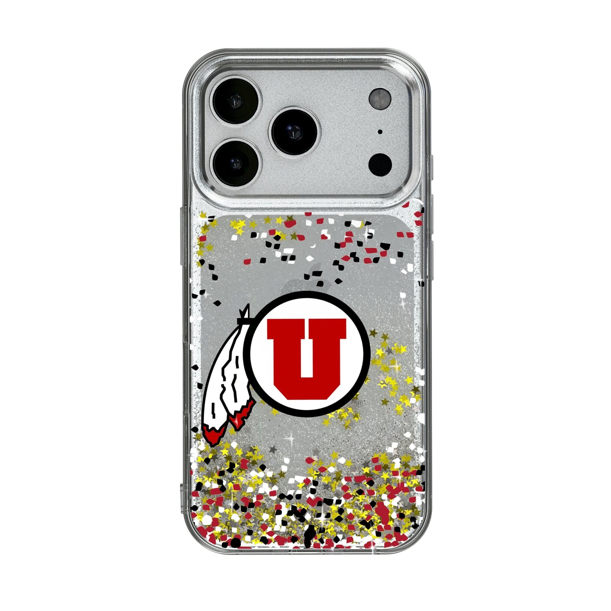Keyscaper - NCAA - Utah Utes iPhone Glitter Confetti Design Case - 17 - Multicolor price history on PriceWatchPro