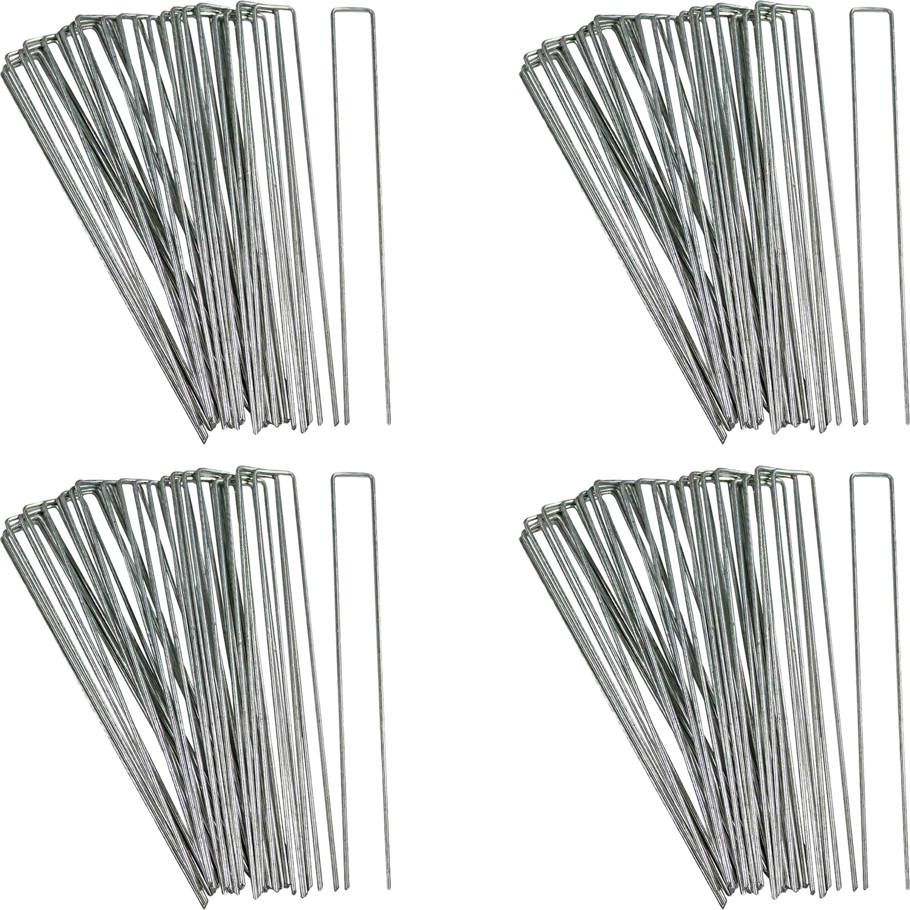 Sunnydaze - 12 in Galvanized Steel Garden/Landscape Staples - Set of 100 - Silver price history on PriceWatchPro