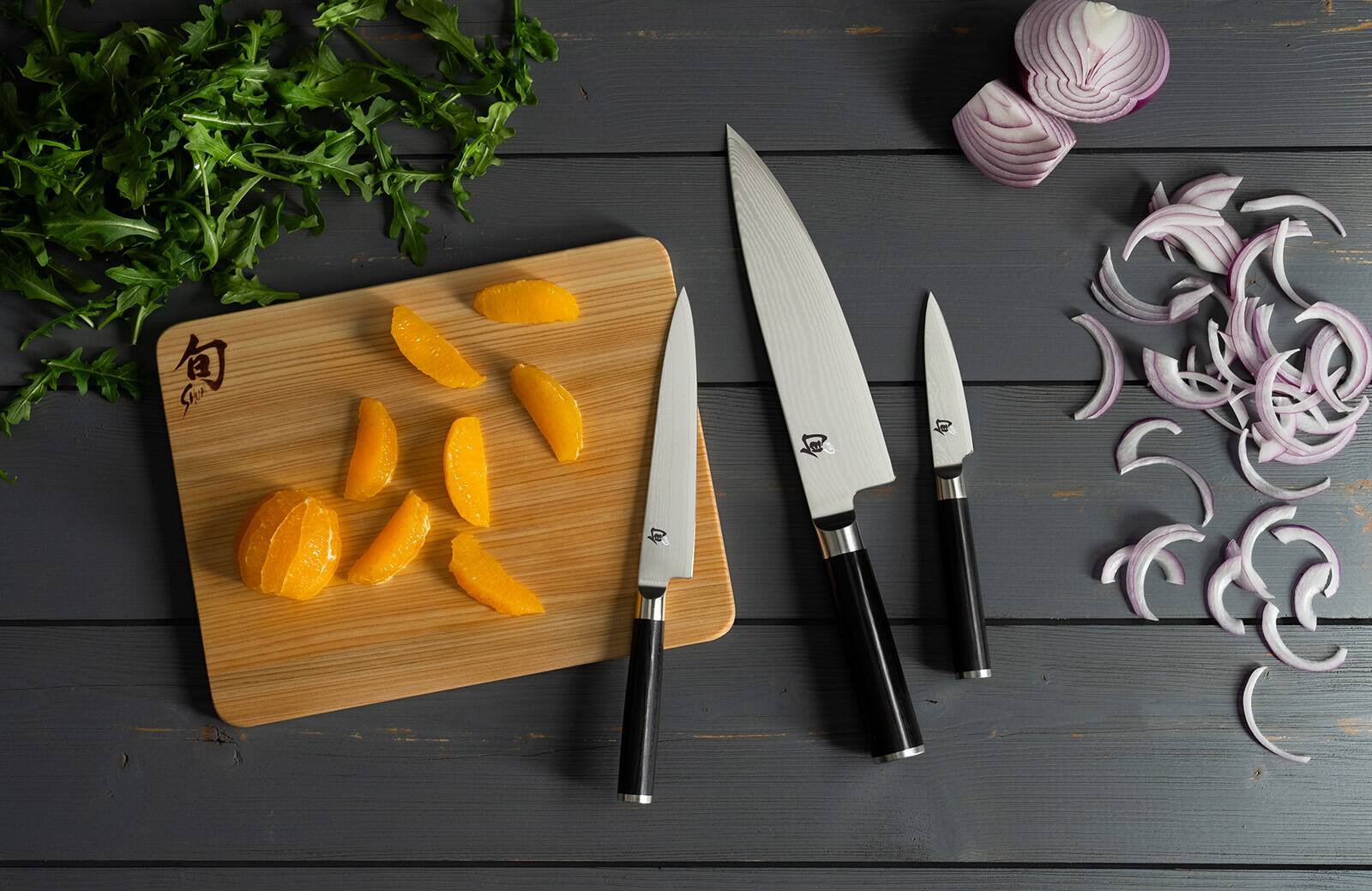 Alt View 5. Shun - Classic Utility Knife, 6 Inch - Black.