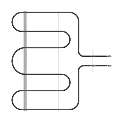 Front. Range Kleen - Range Kleen 7532 Bake Element Maytag, Whirlpool (3600 W, 240 V).