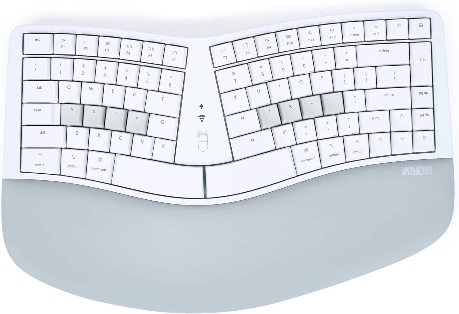 KINESIS - mWave Mechanical Ergonomic Keyboard for Mac with Tactile Switches - White
