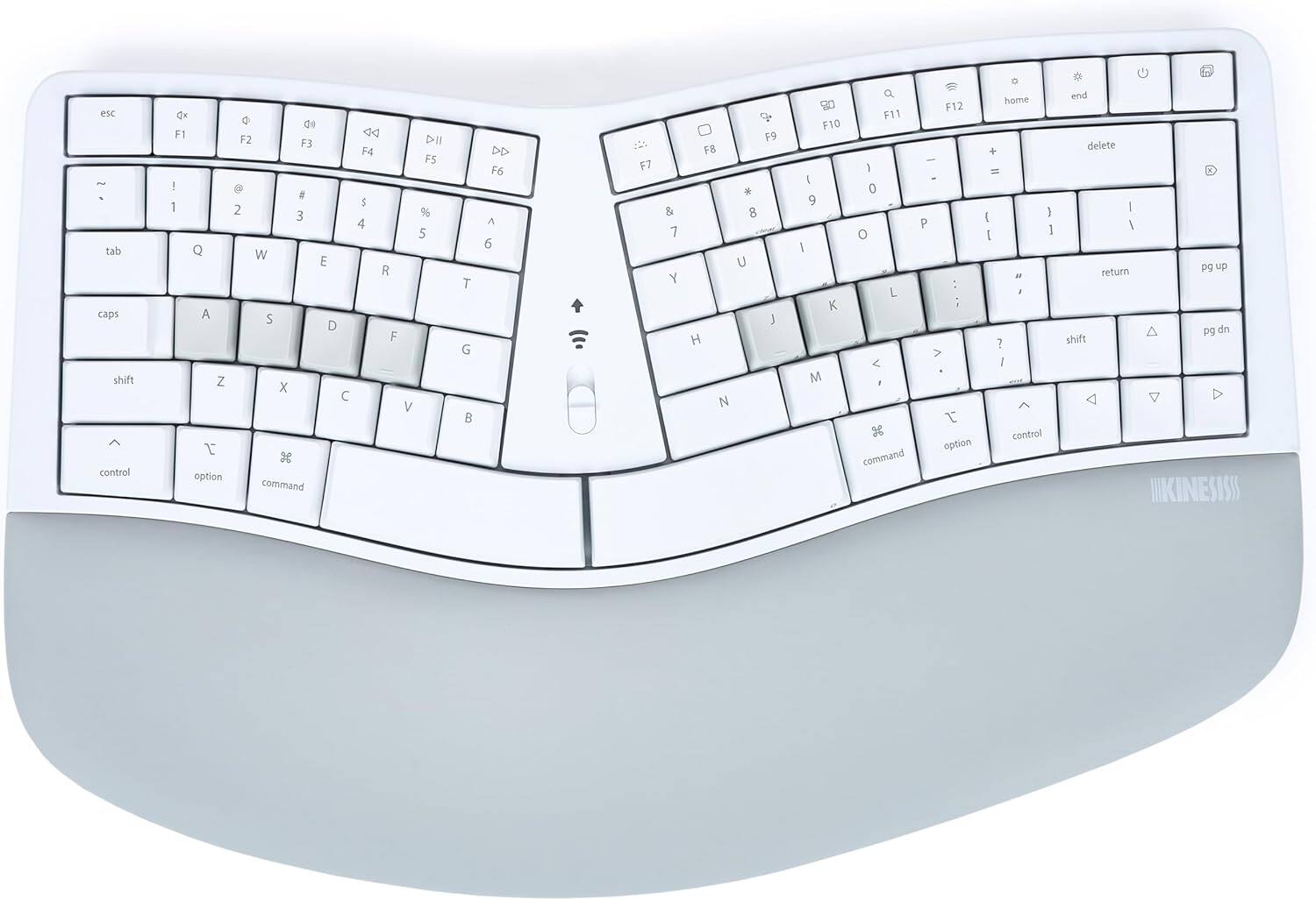KINESIS - mWave Mechanical Ergonomic Keyboard for Mac with Tactile Switches - White