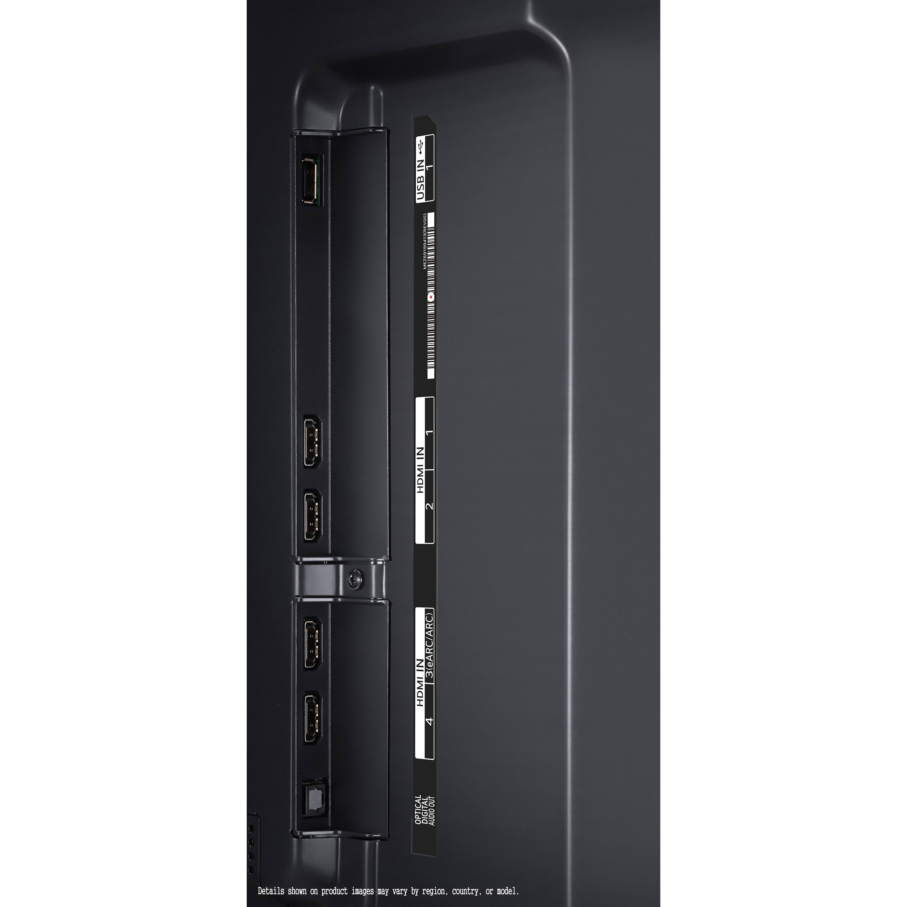 The image features a close-up of a black electronic device, possibly a television or a video game console. The device has a number of ports, including HDMI, USB, and Ethernet. The image also includes a description of the product, which is written in a foreign language. The text on the image is not grouped, but it provides information about the product and its features.