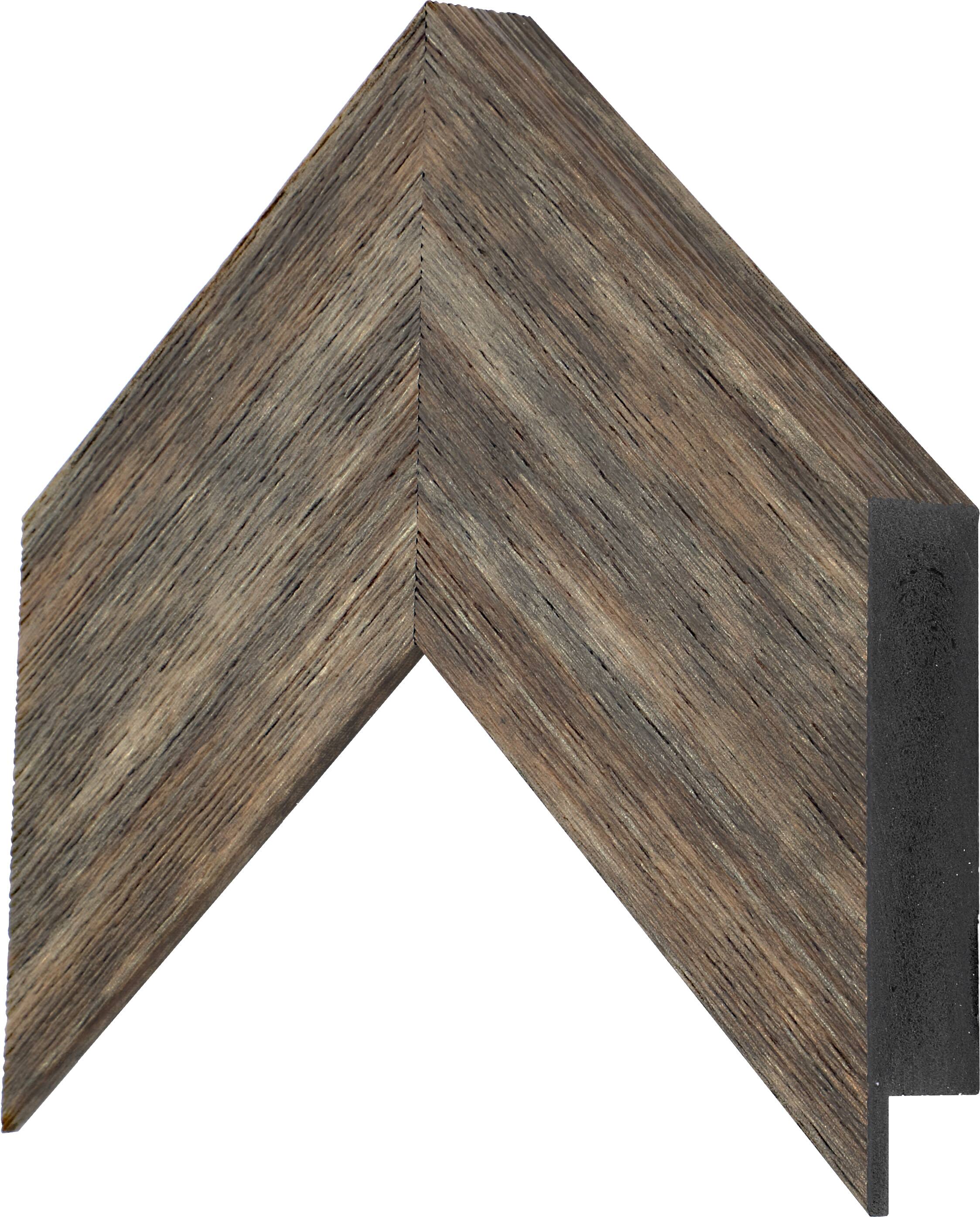 Alt View 14. Deco TV Frames - Premiere Bezel for Samsung the Frame TV - 50" - Distressed Barnwood.