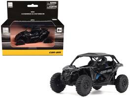 Can-Am Maverick X3 X RS Turbo RR Triple with Driver Figure 1/32 Diecast Model by BRP Models - Black