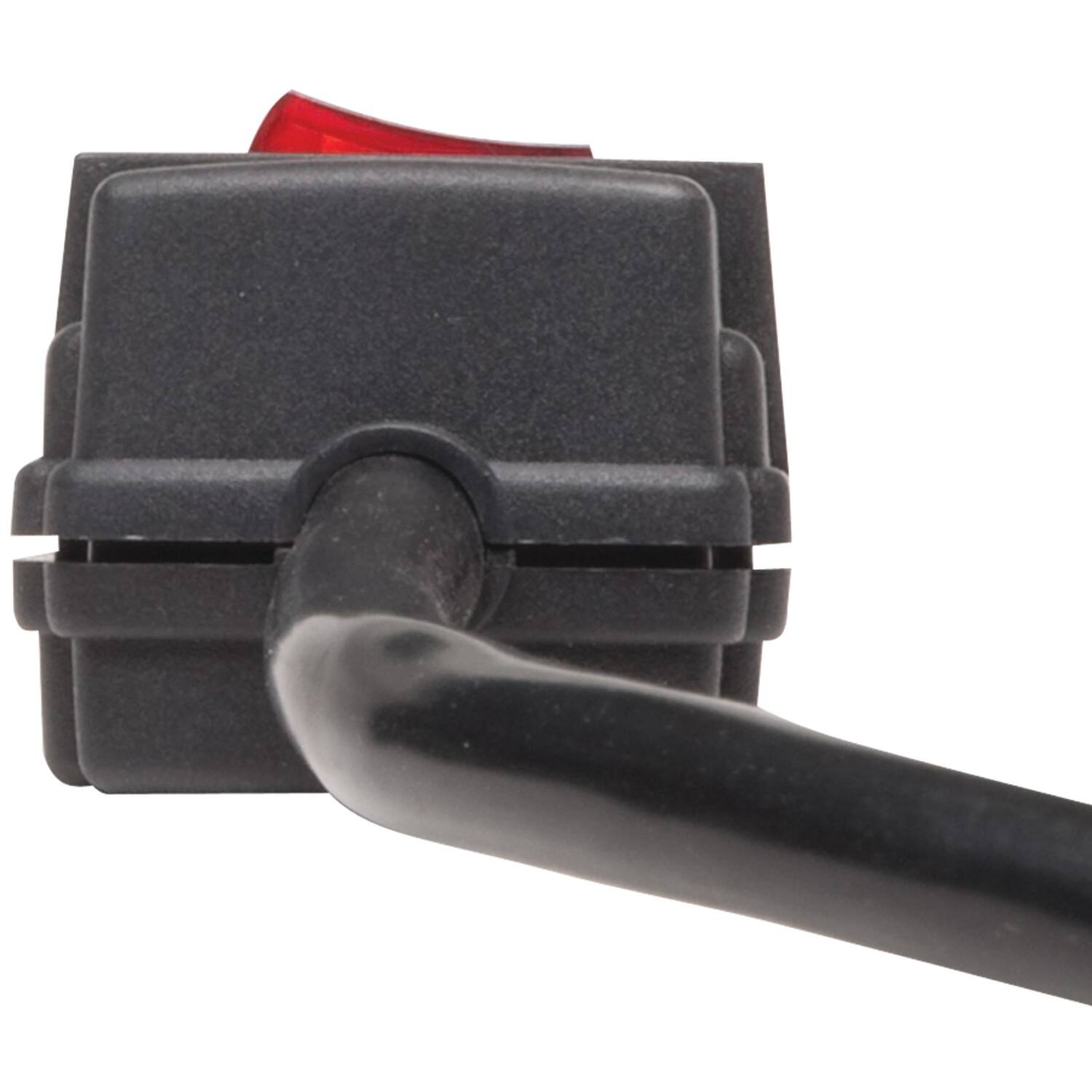 Alt View 1. Tripp Lite - Tripp Lite By Eaton Tlp6b Protect It! 360-joules Surge Protector, 6 Outlets, 6-ft. Cord, Black, Tlp6b - Black.