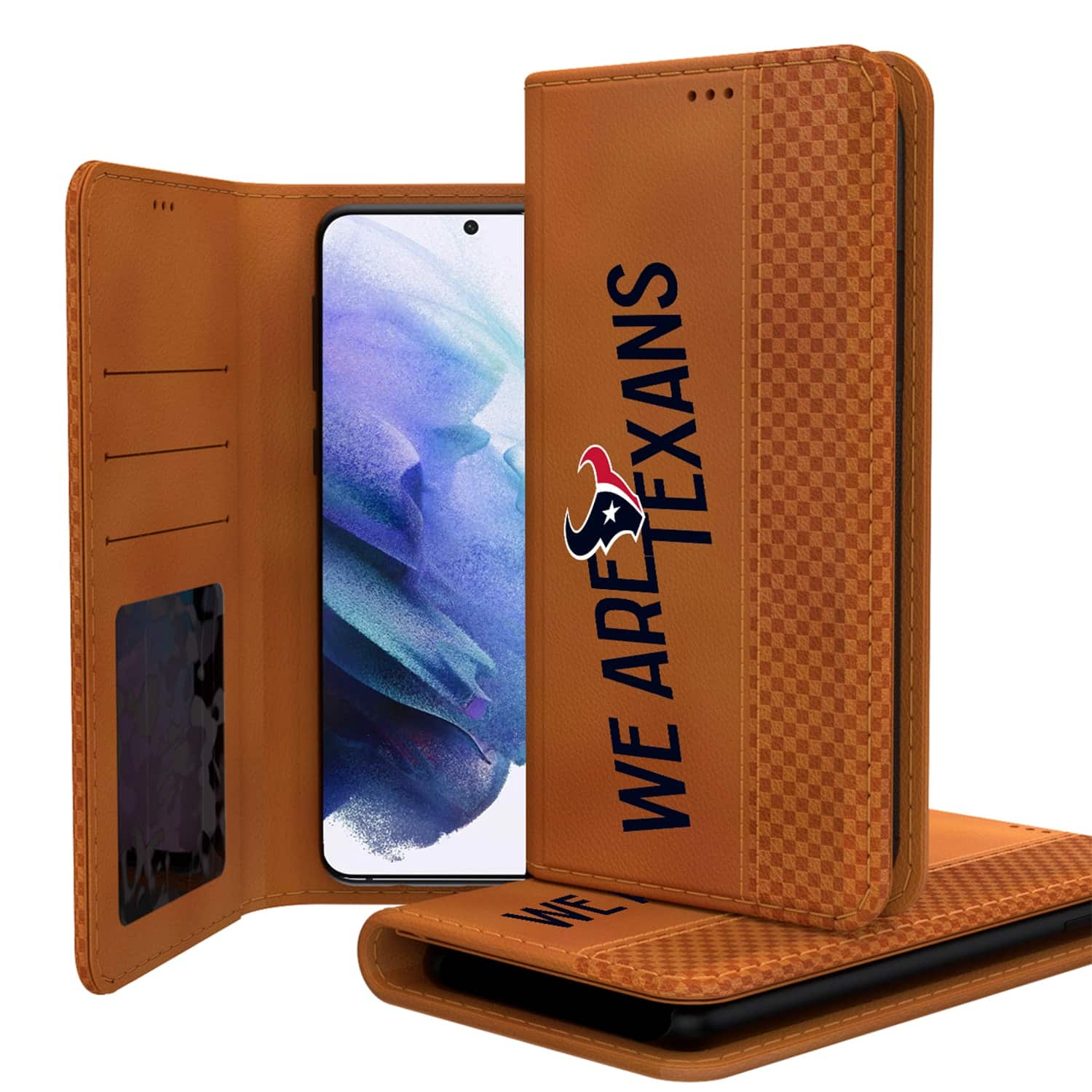 Keyscaper - NFL - Houston Texans - Galaxy Folio Case - S24 Plus - Brown price history on PriceWatchPro