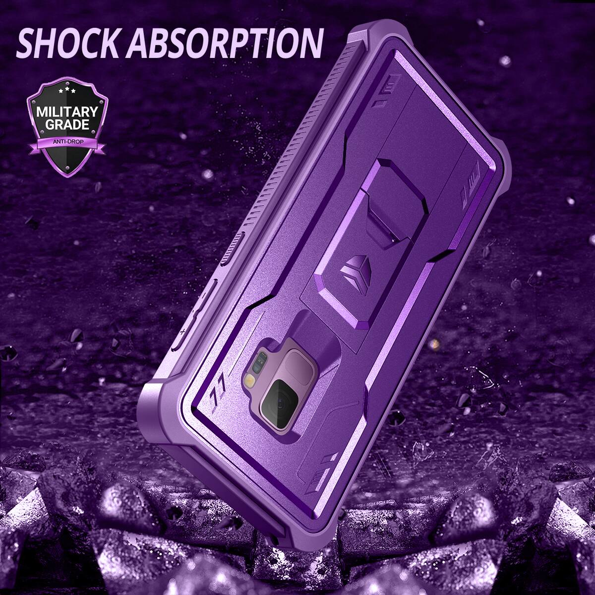 SHOCK ABSORPTION  
MILITARY GRADE ANTI-DROP