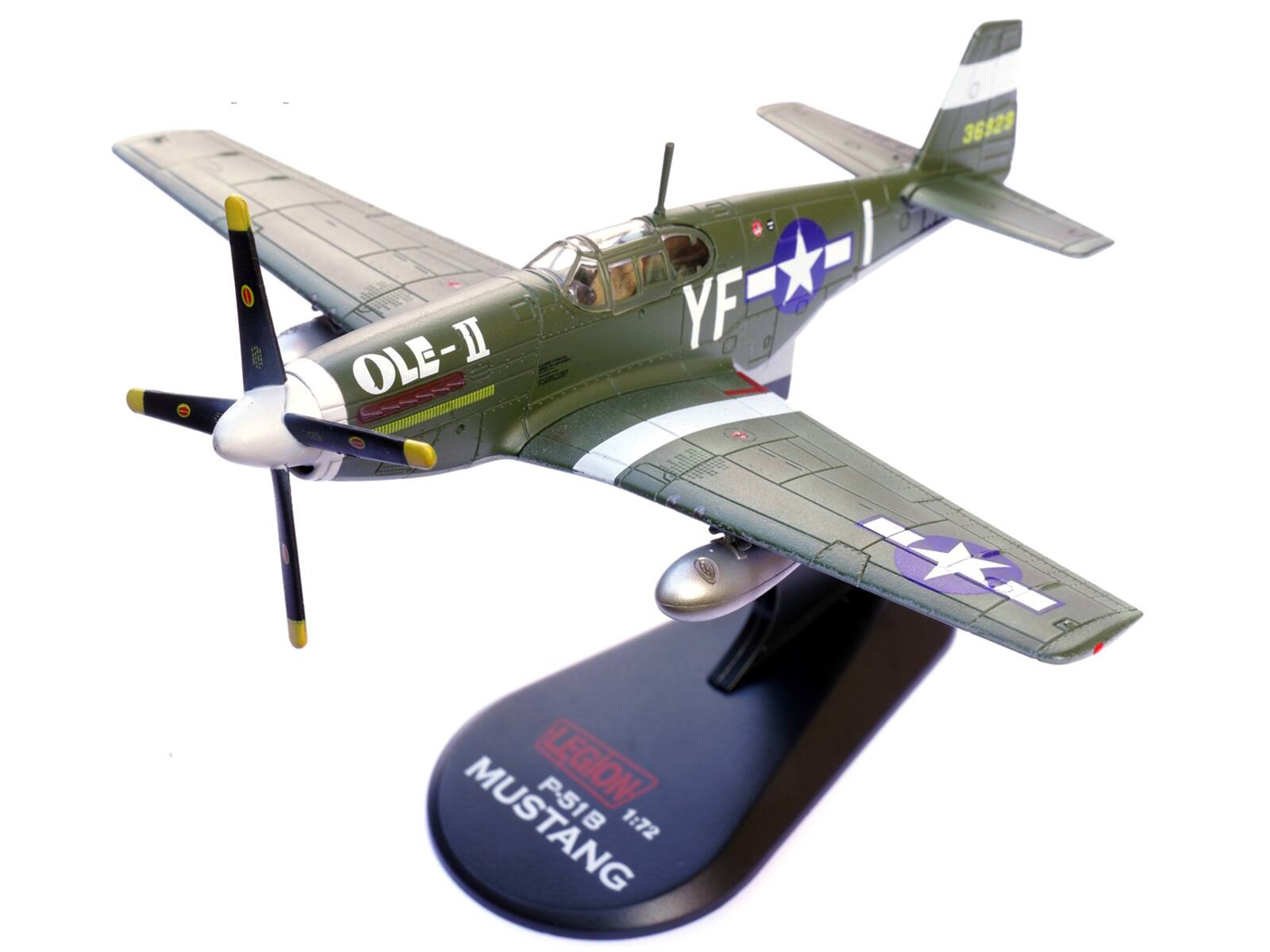 36429  
YF-1  
OLE-II  
LEGION MUSTANG  
P-51B  
1:72