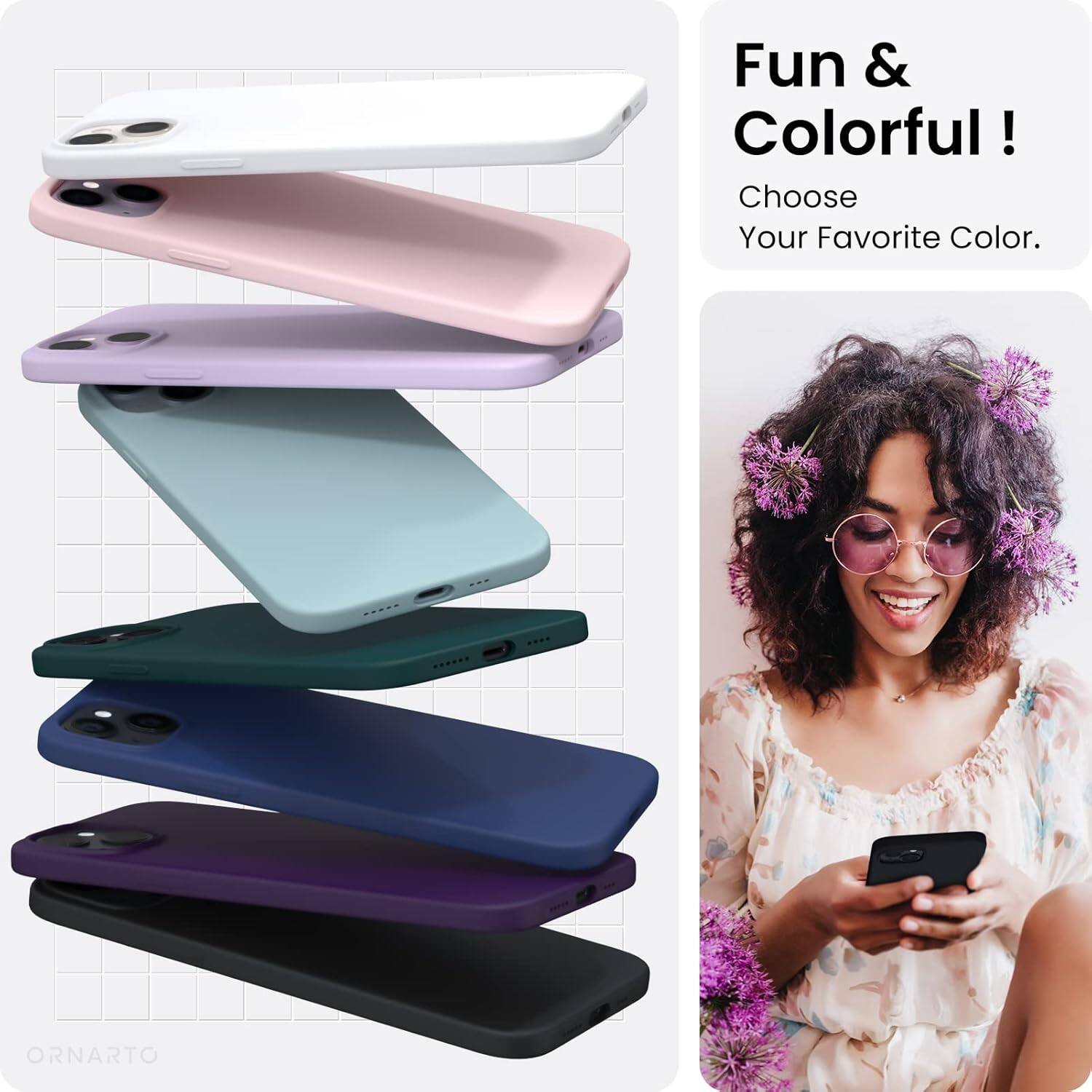 Fun & Colorful! Choose Your Favorite Color. ORNARTO