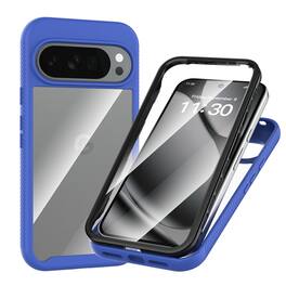 Dteck - 360 Full Body Case for Google Pixel 11 Pro XL with Built-in Screen Protector, Shockproof Dual Layer Protective Cover - Darkblue