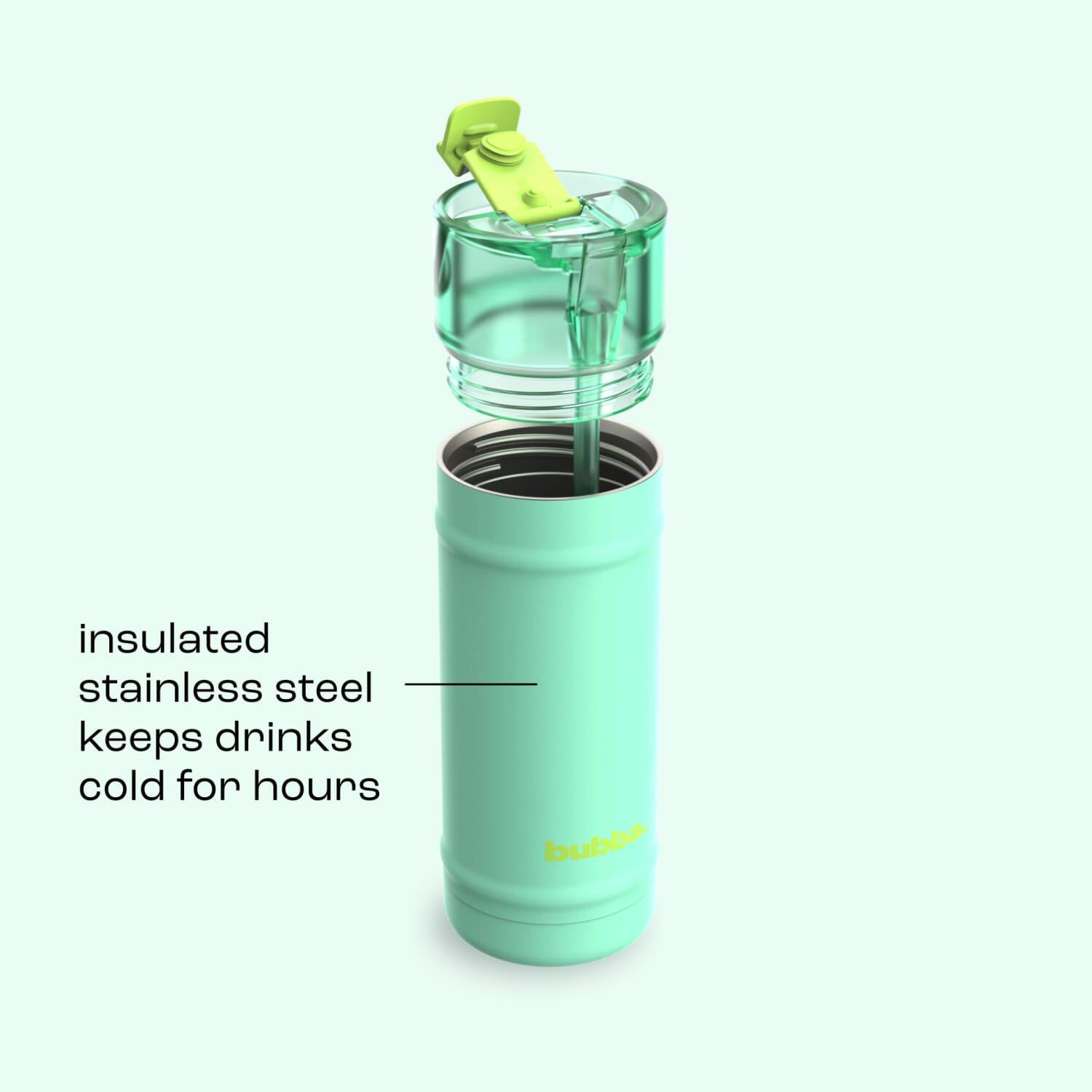 insulated stainless steel keeps drinks cold for hours