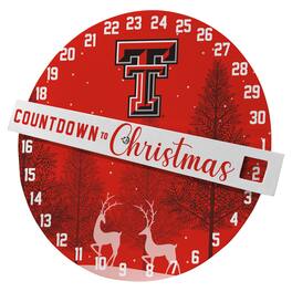 Pegasus - Texas Tech Red Raiders Countdown to Christmas Wall Sign - Multicolor