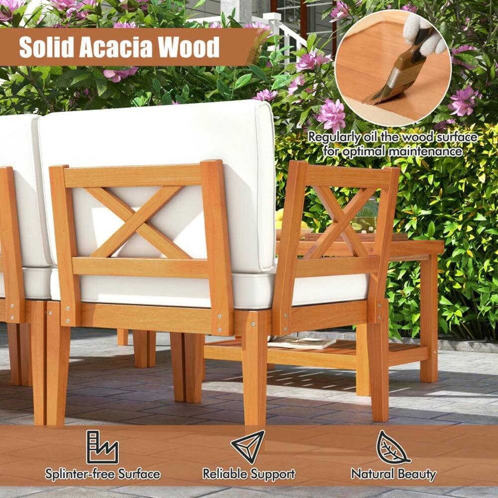 Solid Acacia Wood

Regularly oil the wood surface for optimal maintenance

Splinter-free Surface
Reliable Support
Natural Beauty