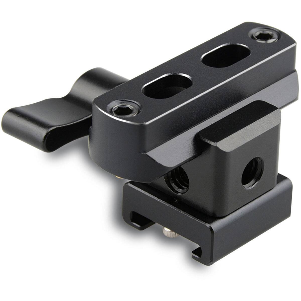 Alt View 2. CAMVATE - CAMVATE Quick Release Clamp and Cold Shoe Mount Adapter, Black Wingnut.