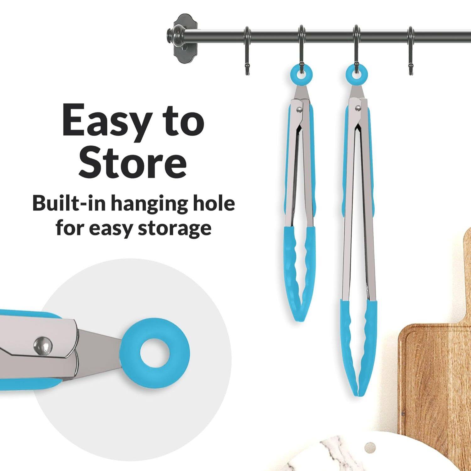 Easy to Store
Built-in hanging hole for easy storage