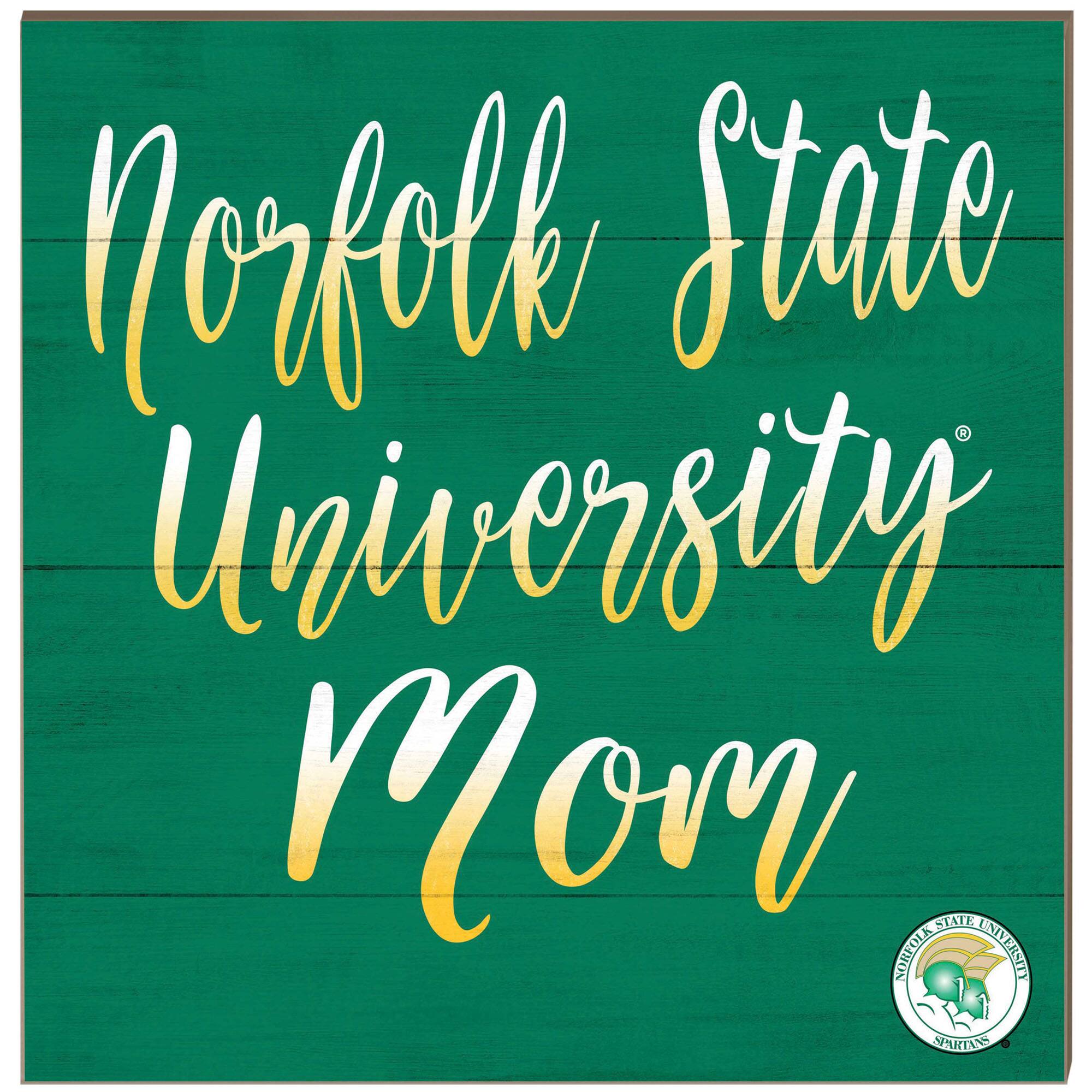 Norfolk State Spartans 10'' x 10'' Mom Plaque