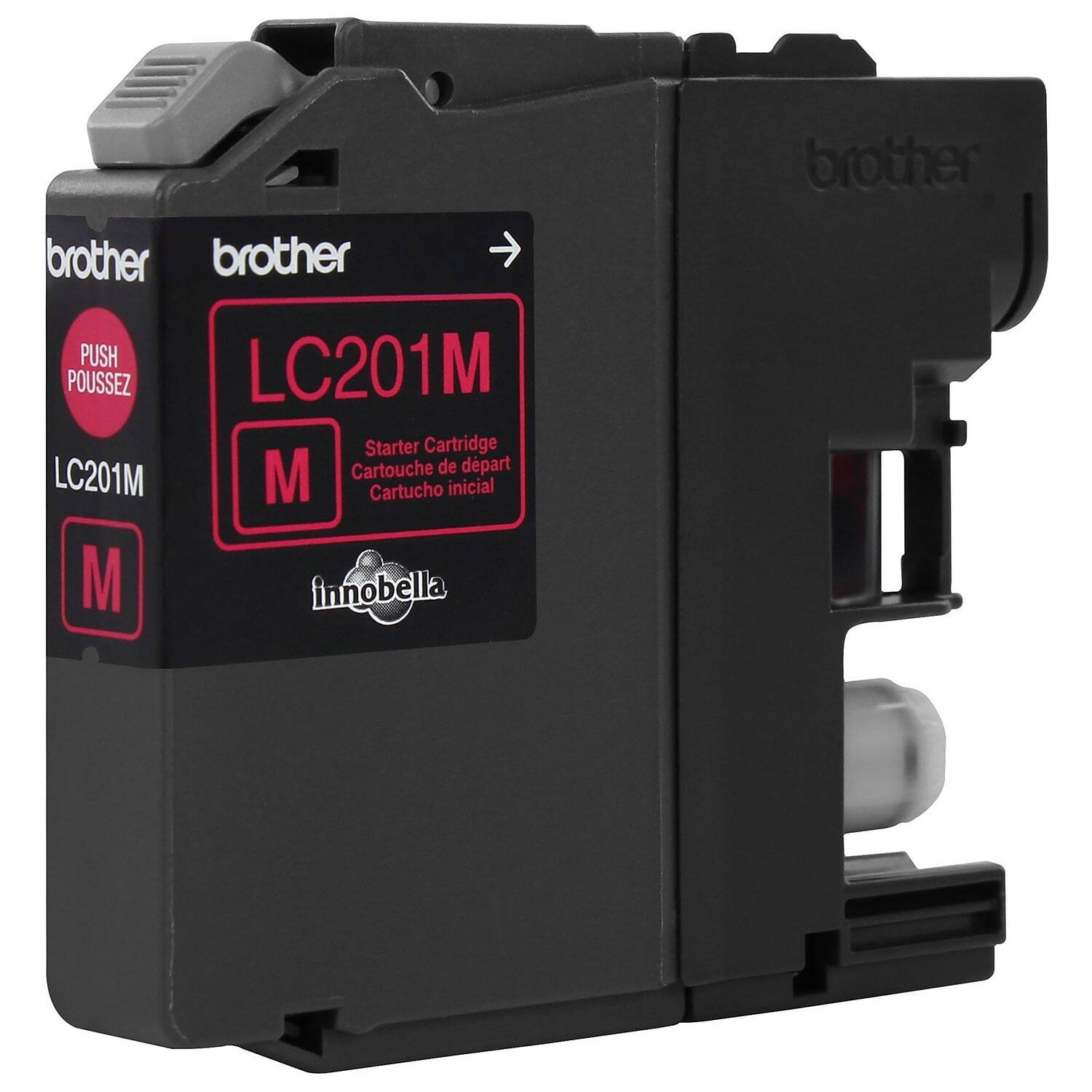 brother  
LC201M  
PUSH  
POUSSEZ  
LC201M  
M  
Starter Cartridge  
Cartouche de départ  
Cartucho inicial  
innobella