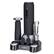 Front. Ivation - 7-Piece Wine Gift Set with Electric Bottle Opener, Wine Aerator, Foil Cutter & More - Black - Black.